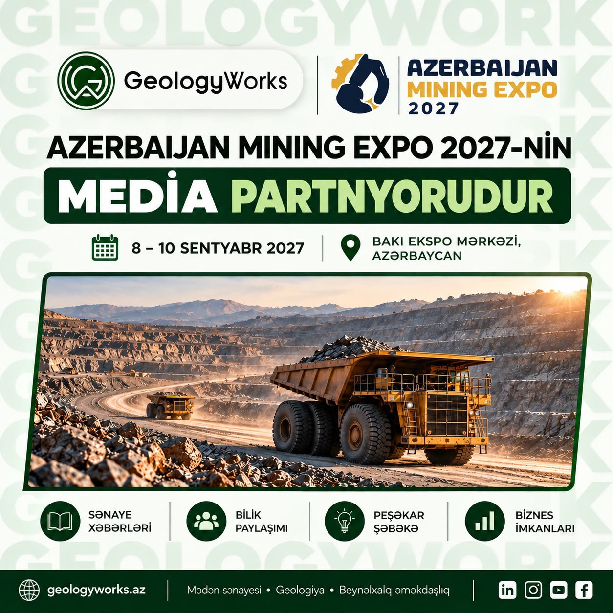 Azerbaijan Mining Expo 2027 sərgisi